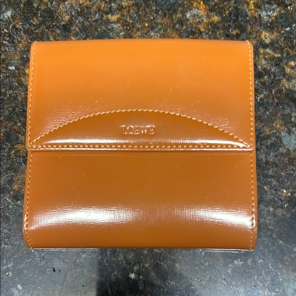 Loewe Caramel Leather Wallet
